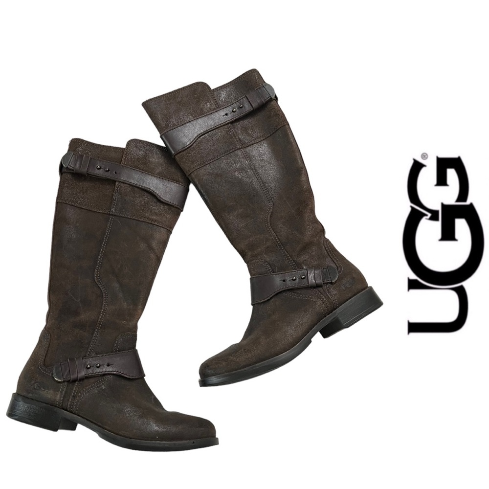 Ugg Australia Dayle Riding Boots Zip 8